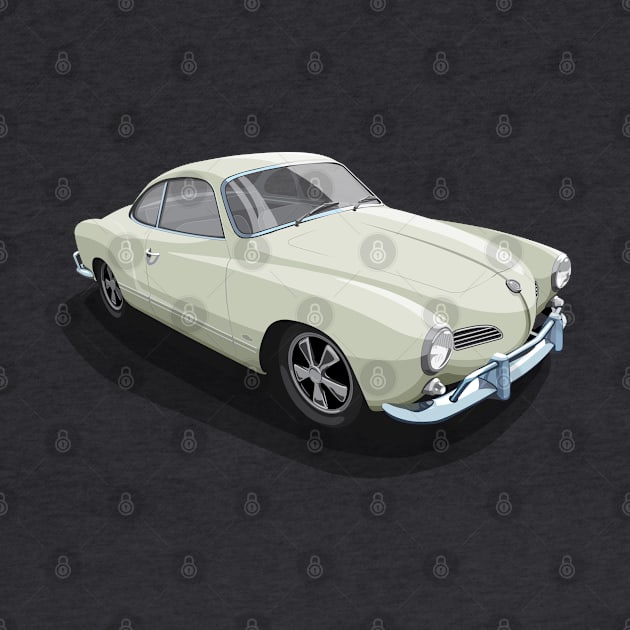 karmann ghia in beige by candcretro